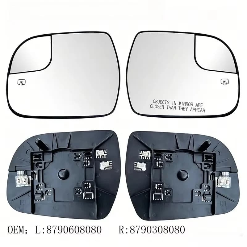 1pc Heated Side Mirror Glass For Toyota Sienna USA 2014 2015 2016 2017 2018 2019 2020 8790608080 8790308080 Auto lens replace