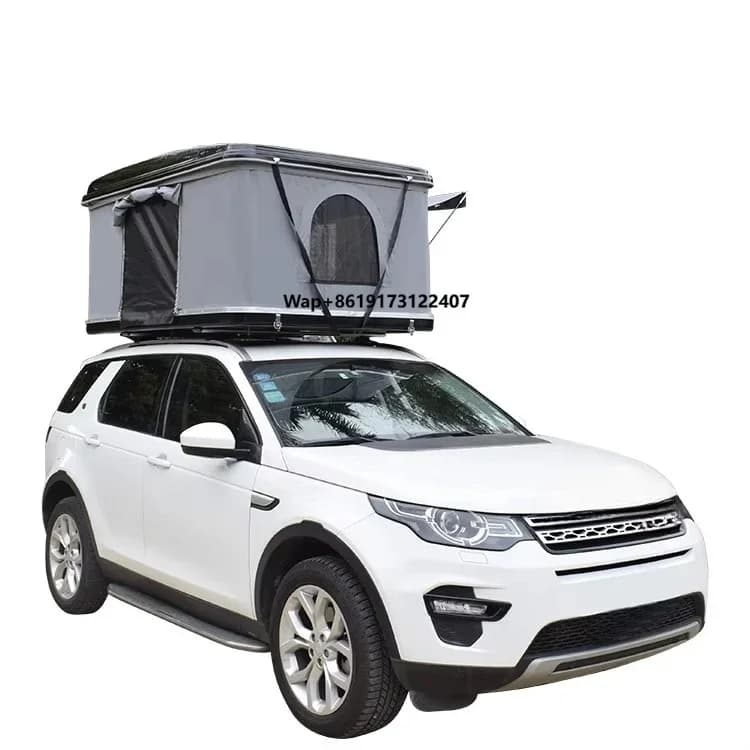 Outdoor Suv 4wd 2 Person Fiberglass Hard case Auto Car Folding Roof Top Tent