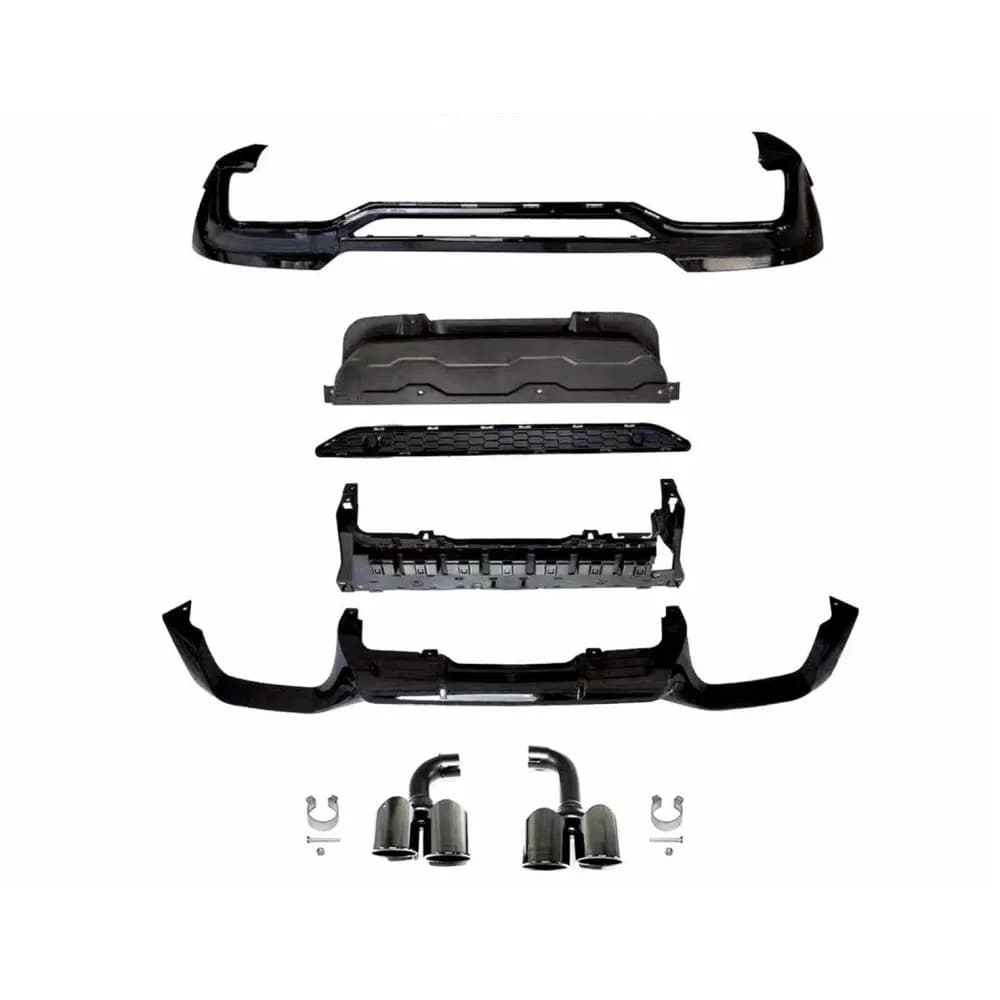 Automotive Body Kit for  X4 G02 2018- 2022 to X4M with Car Bumpere Front Rear Bumper Assembly with Grille,rear Diffuser