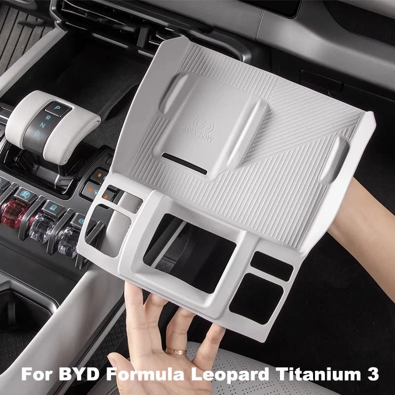 For BYD Formula Leopard Titanium 3 2025 Wireless Charging Silicone Pad Central Control Non-Slip Protector Mat Accessories