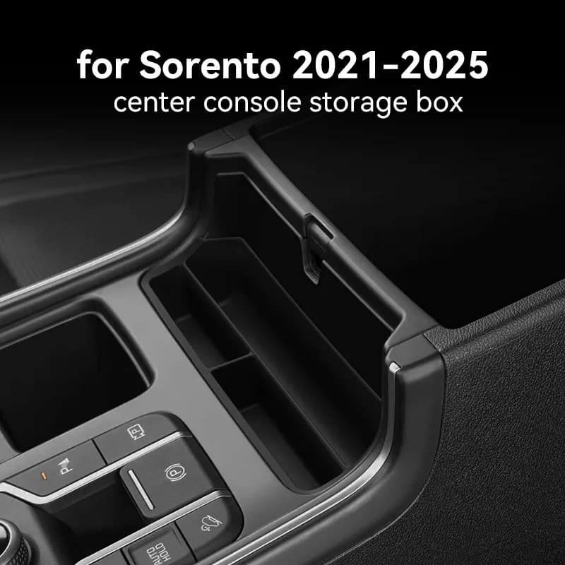 Suitable for 21-25 Sorento Sorento central control armrest box front storage box car accessories modification accessories