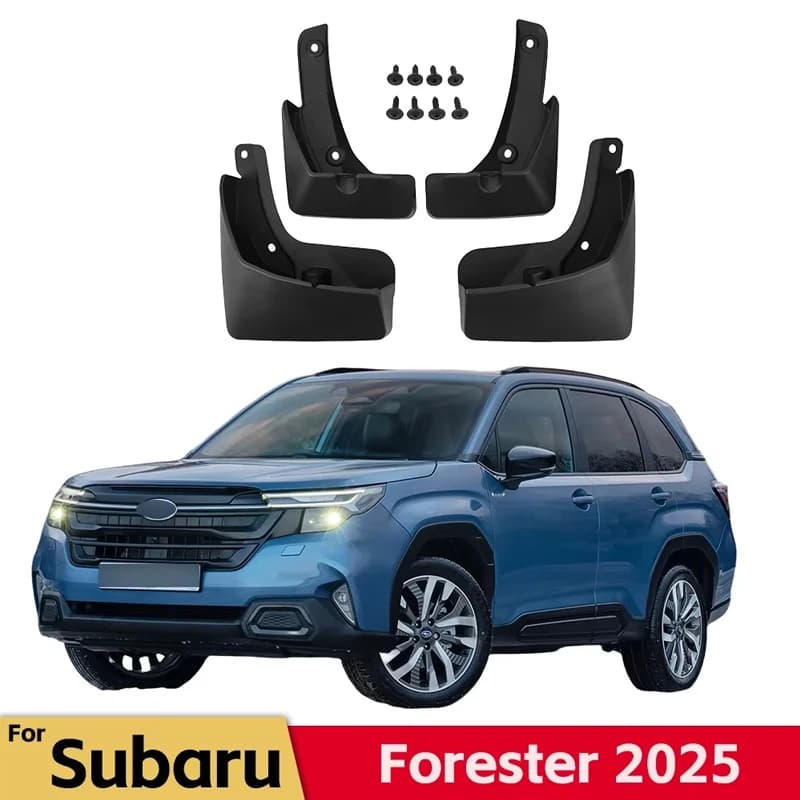 Suitable for Subaru Forester 2025 Front and Rear Wheel Splash Guards Car Accessory Set of 4Pcs