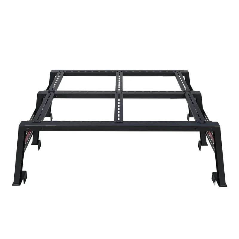 Hot Selling Texture Black Powder Coated 4x4 Pickup Truck Bed Rack Cargo System Factory