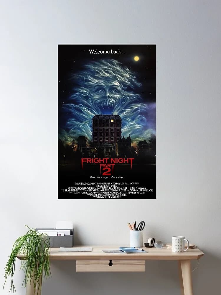 Fright Night 2 Movie, Art Print Silk Poster Home Wall Decor