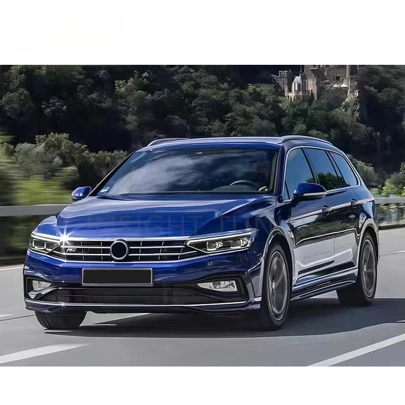 Fog Light Cover Grille Front Bumper 2020 Bodykit for VW Passat B8.5  Convert to B8.5 R Line Body Kit