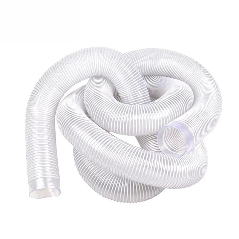 Engraving Machine Vacuum Pipe, Flexible Wall Thickness Corrugated Pipe, Vacuum Cleaner Accessories, Transparent Pipe