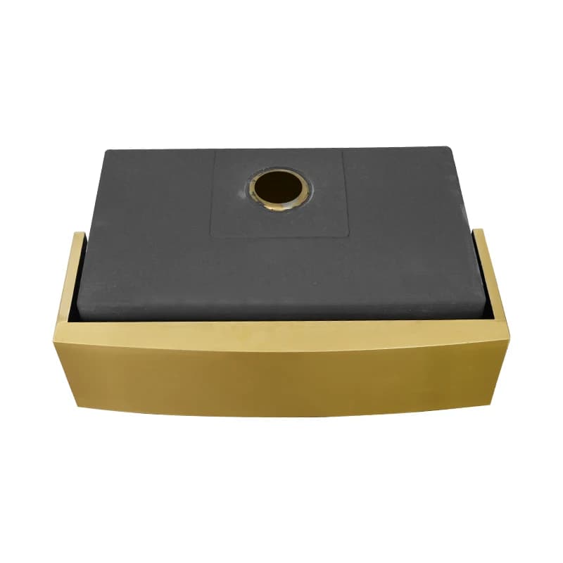Modern Design Kitchen Sink Single Bowl with Drainage Board 304 Stainless Steel for Counter Installation Wholesale Guangdong