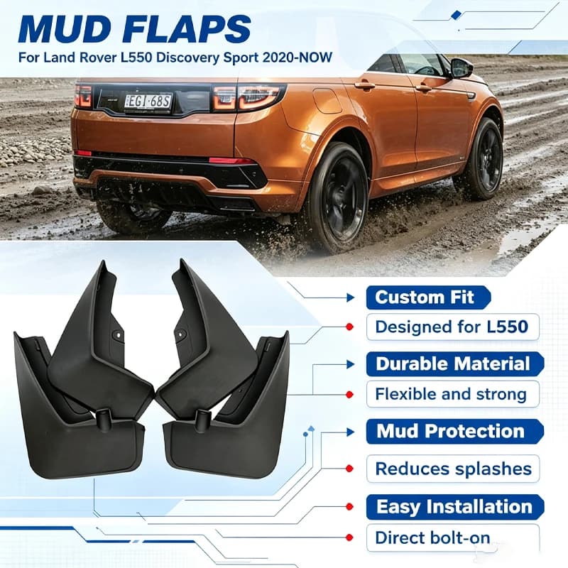 Suitable for Land Rover Discovery Sport fender fender fender leather fender rubber accessories