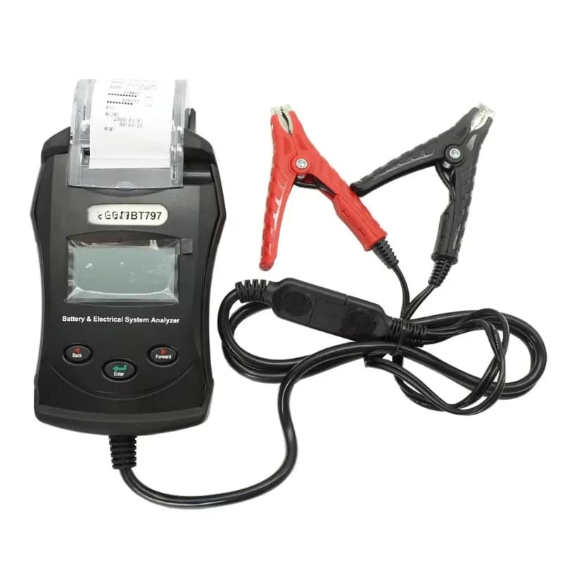 High Precision BT797 Automotive Battery Tester Electric System Charging Starting System Analysis Print Diagnostic Tool