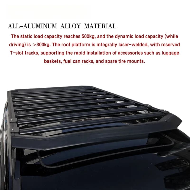 High Quality Overland Roof Rack Fit LC250 Triton Patrol Acty 4x4 SUV Large Cargo Carry