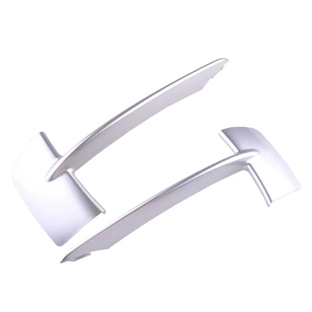 Matte Chrome Bumper Trim ABS For BMW X5 F15 35i 35ix 35dx 40ex 2014-17 Front Bumper Grille Trim Molding 51117303113 51117303114