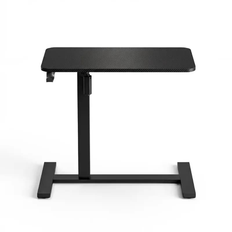 Portable Electric Adjustable Cold Rolled Steel Wood Surface Floor Stand for Laptops/Tablets, Multifunctional Modern Style