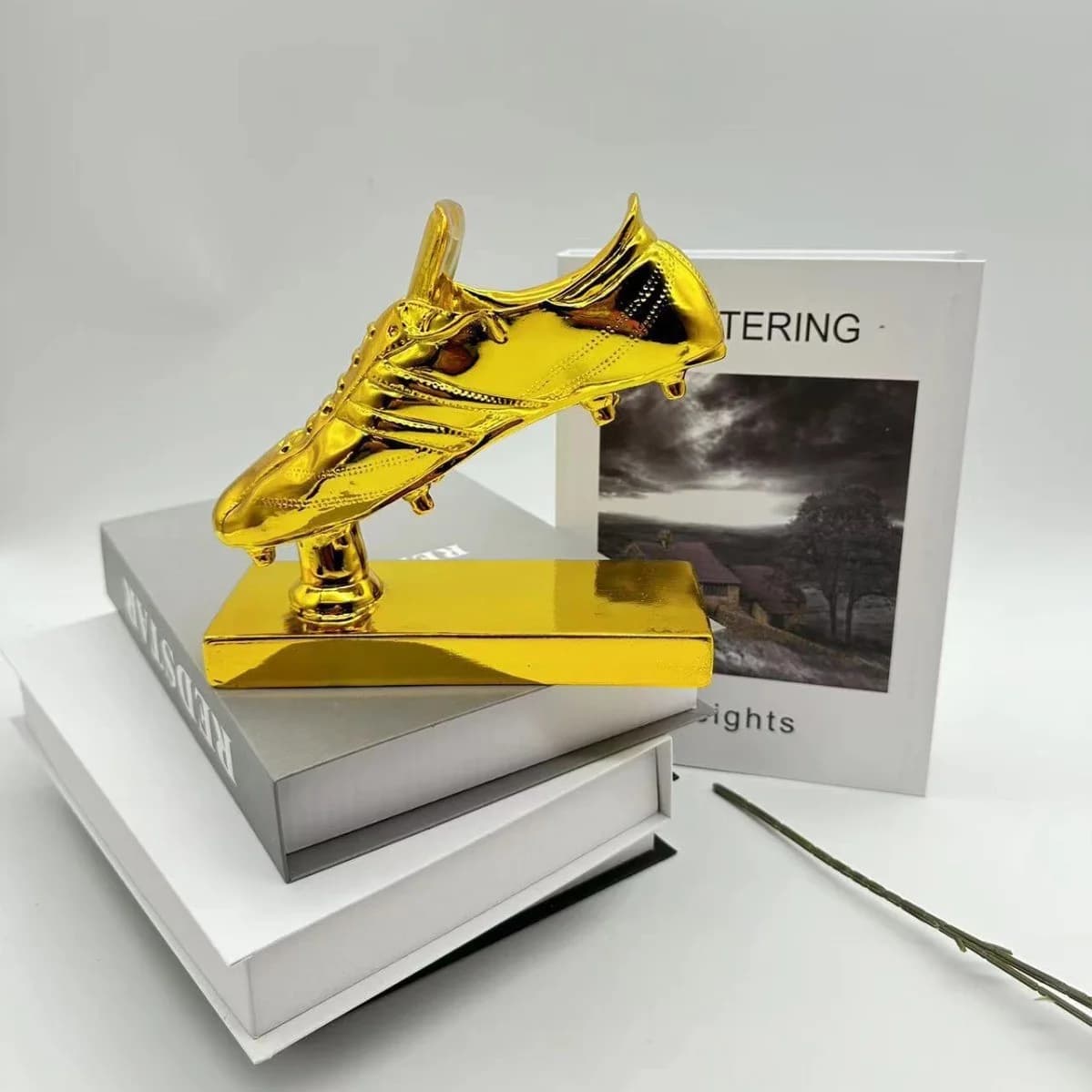 European Football Top Scorer Trophy, Golden Boot, Flat Golden Boot, Golden Boot, Fan Collection, Family Decoration