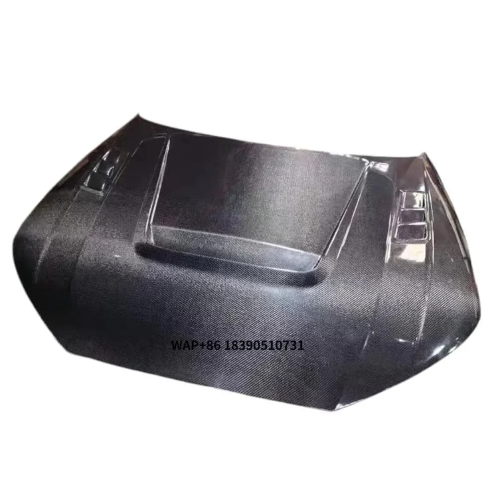 A4 2018 Style Car Parts Wet Carbon Fiber Fibre Front Engine Bonnet Hood for A4 2018