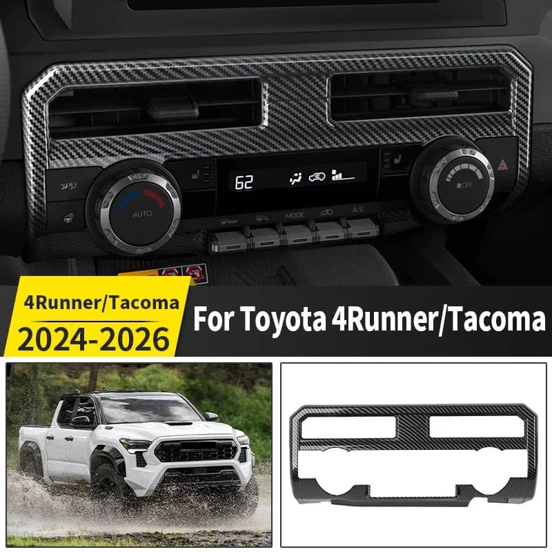 For 2024 2025 2026 Toyota 4Runner Tacoma Dashboard Air Outlet Panel Interior Upgraded Accessories