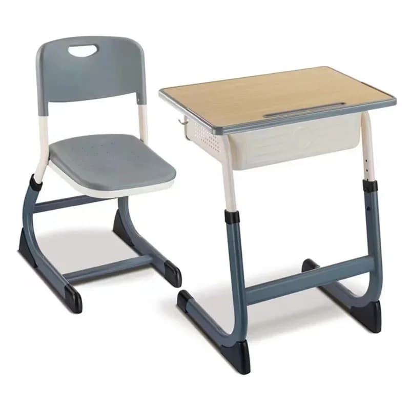 Desks and chairs can be lifted and lowered for home tutoring training