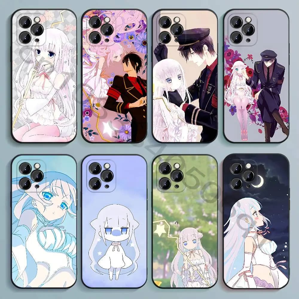 M-Mimori Black Soft TPU Phone Case For iPhone 17 16 15 14 13 12 11 Pro Max Mini Plus E Shell Printed