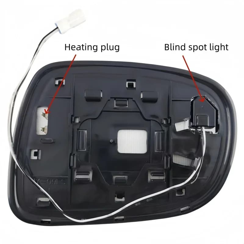 Blind Spot Side Mirror Glass for Lexus 2009-2012 ES IS 250 350 300h replace rearview heating auto replace part