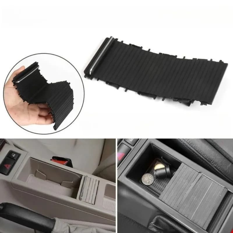 For BMW E46 3 Series Cup Holder Lid 51167038333 Replacement Sliding Cover Center Console Drink Holder Car Decoration Accessories