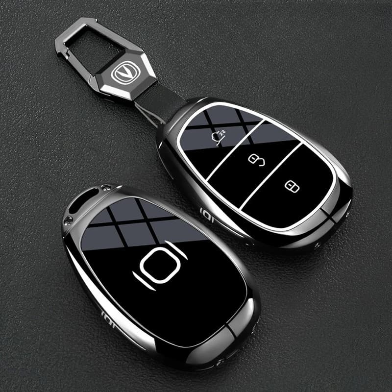 Premium Zinc Alloy Key Cover Case for Changan Qiyuan A07/Q07/A05/E07/A06 (2025) - Protective Key Fob Shell Keychain