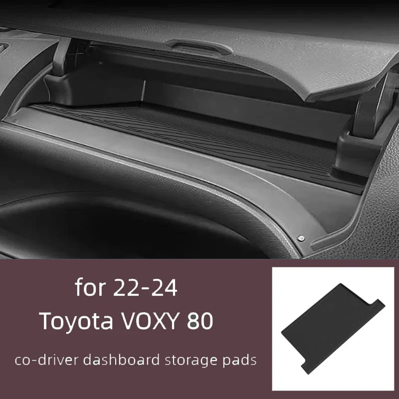 Suitable for 14-21 Toyota Voxy/Noa NOAH 80 co-driver dashboard storage pad on board storage box anti-slip pad