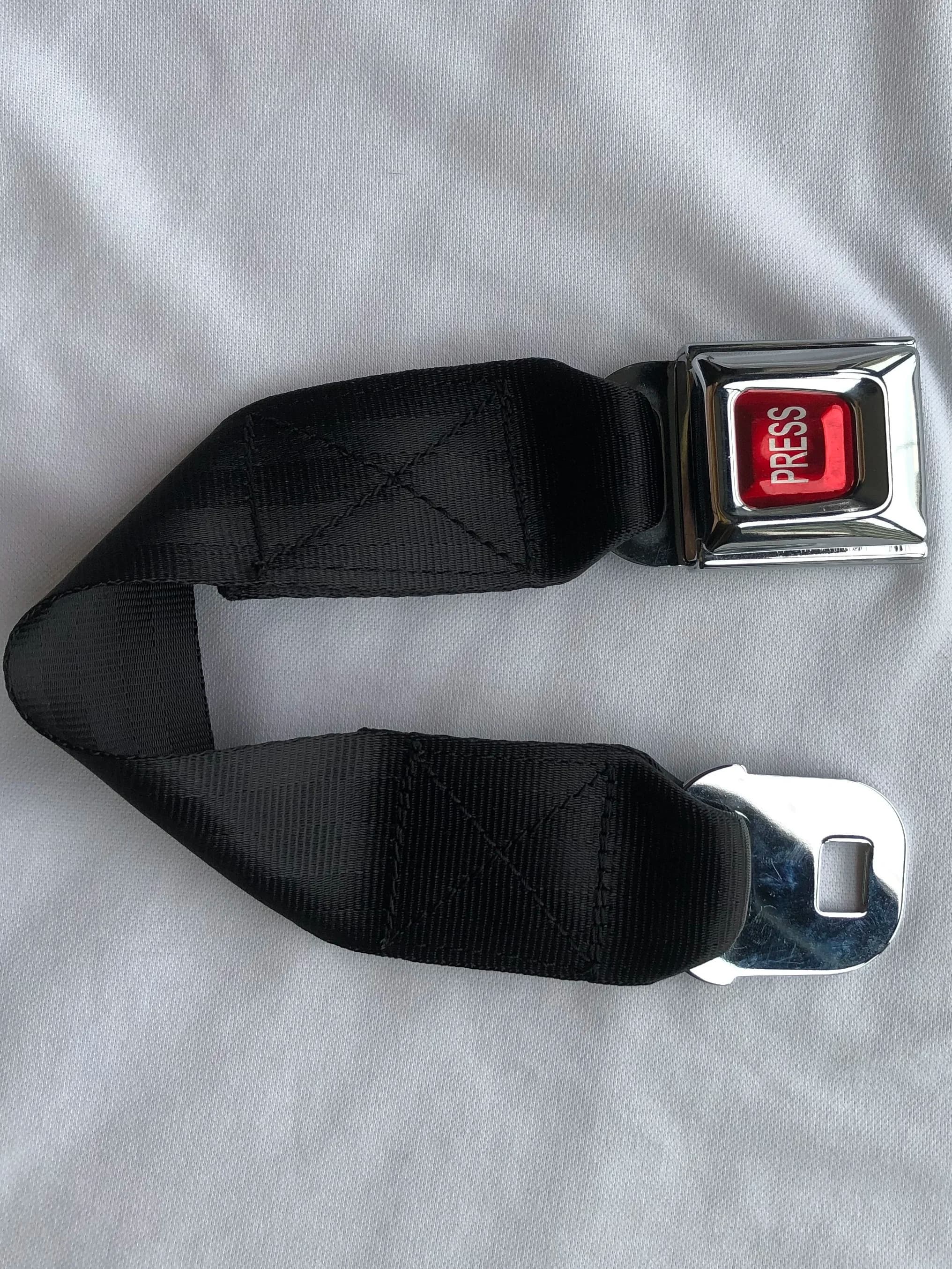 SEAT BELT EXTENDER Add 16' Black Color for GM GMC FORD Car SeatBelt Black Color