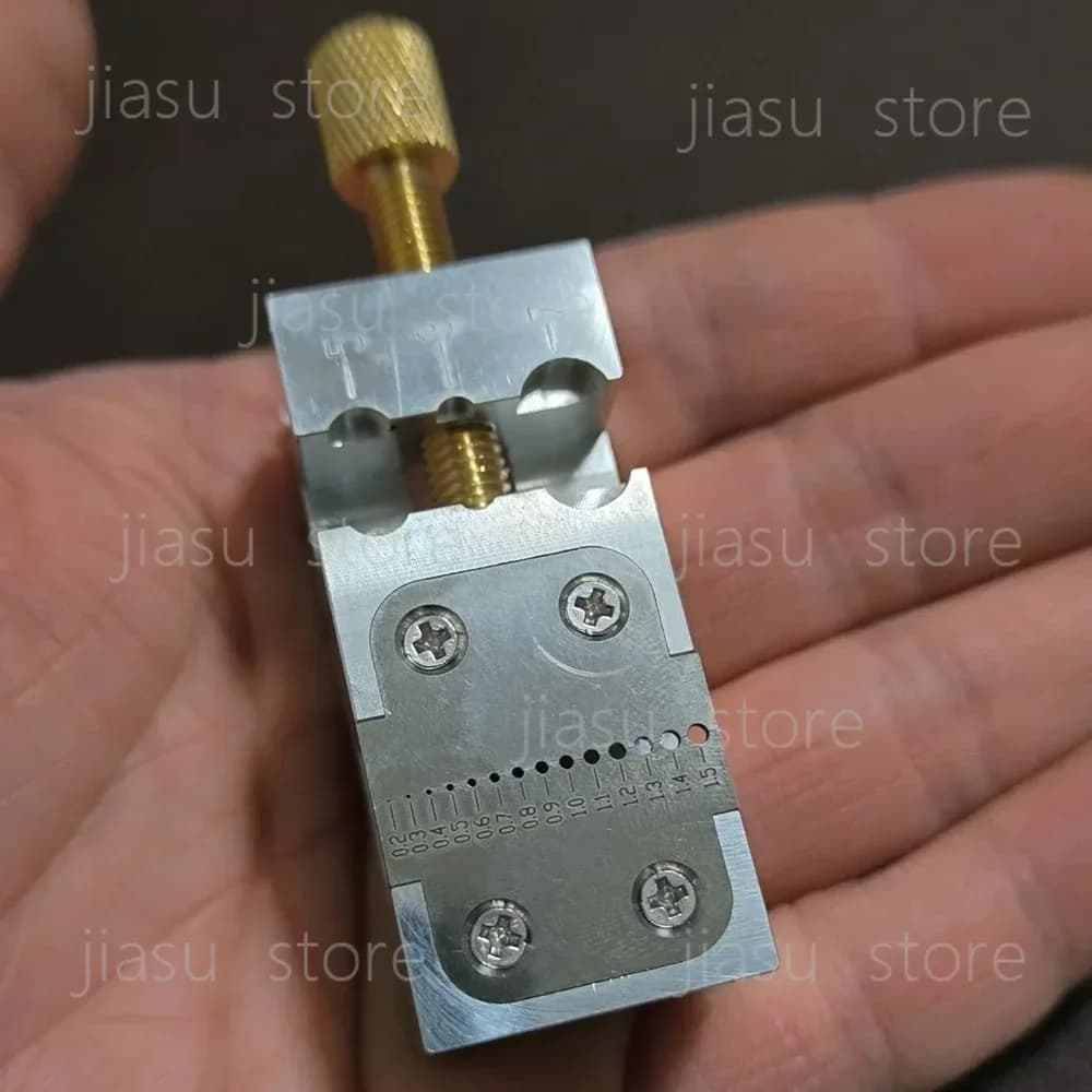 Aluminum Alloy Pliers Fixture Pointer Tube Clamp Manual Vise Watch Collet Tightening Tool Watch Repair Tool Watch Head Holder
