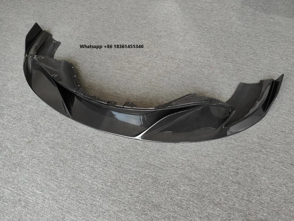 for  720S Body Kit Car Bumper Carbon Front Lip   Car Parts R Style Carbon Fiber Body Kit