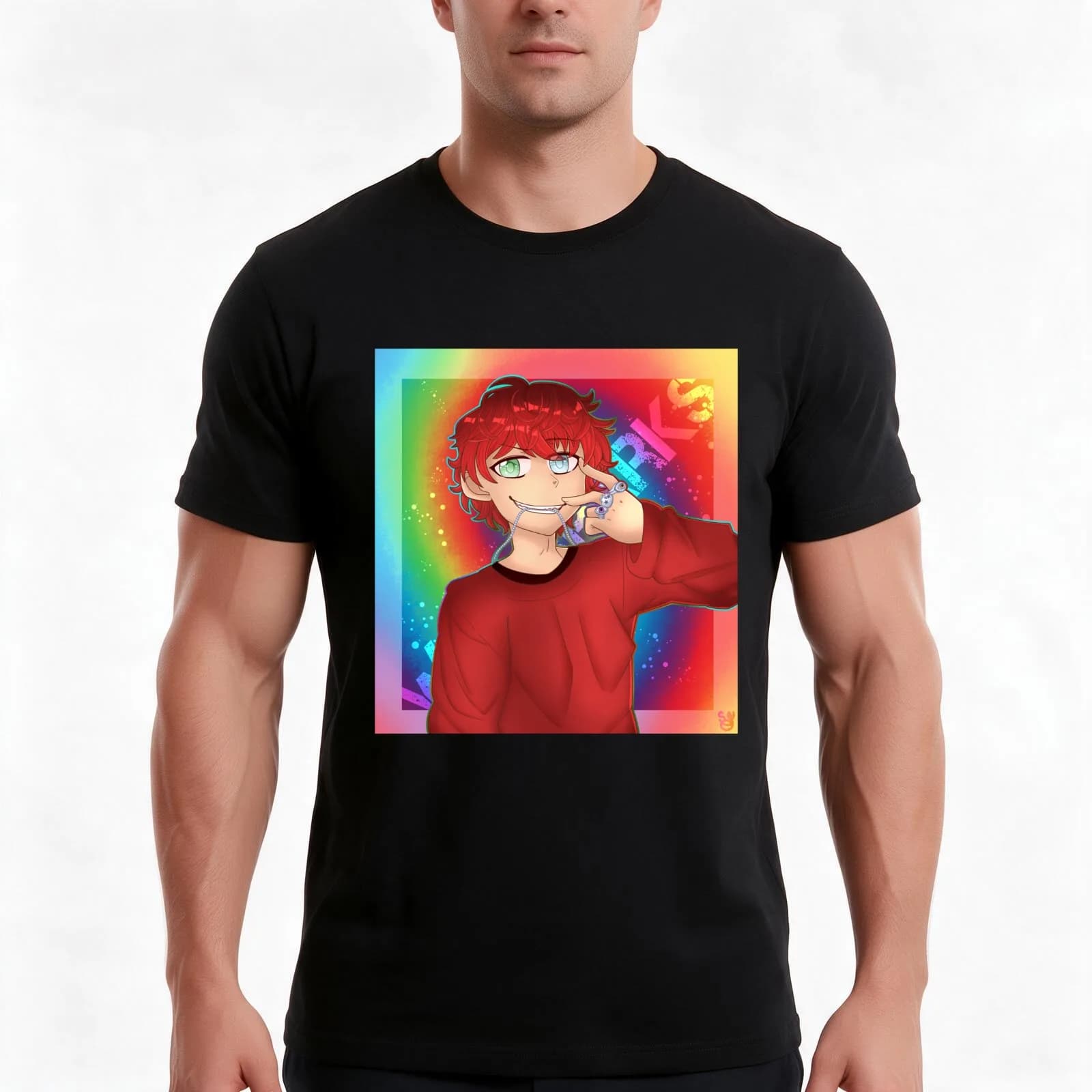 Waterparks Awsten Knight T-Shirt, Summer Casual Cotton Tee, Oversized Streetwear Tops, Vintage Graphic Print, Unisex Men Women