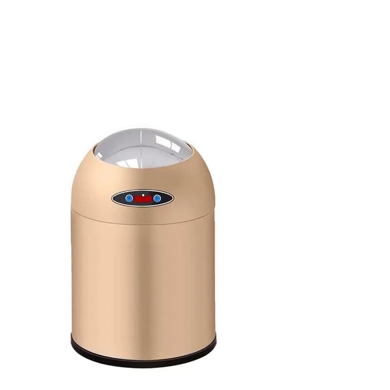 Internet celebrity high-end, household trash can, modern kitchen cover, living room light luxury trash can, induction type
