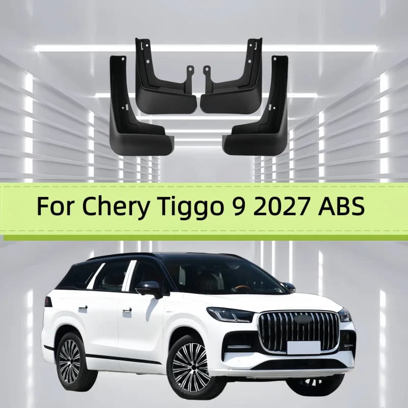 Car Mud Flaps Fender For Chery Tiggo 9 2027 ABS Front And Rear Wheels Mudflaps Splash Guard Protection