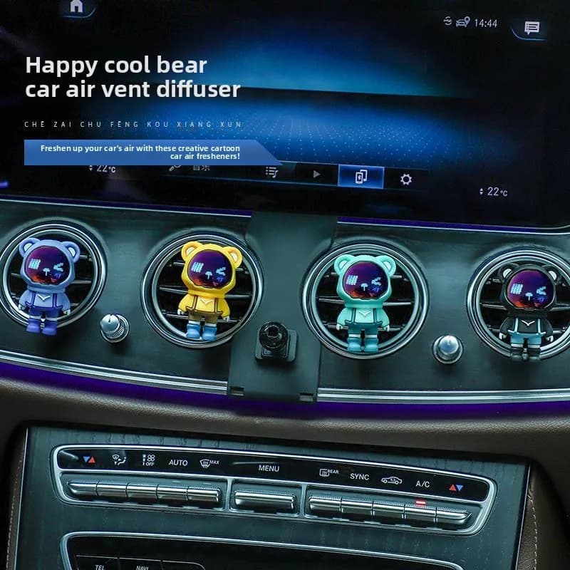 Car Air Freshener Clip Vent Decor New Design Long Lasting Fragrance Air Purifier