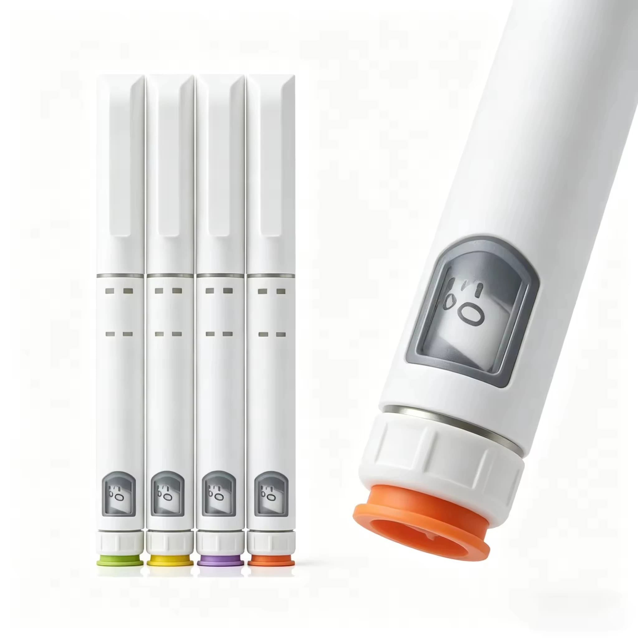 60U Dose-adjustable Plastic 5mg 10mg Injection Disposable Injection Pen for Safe Body Care