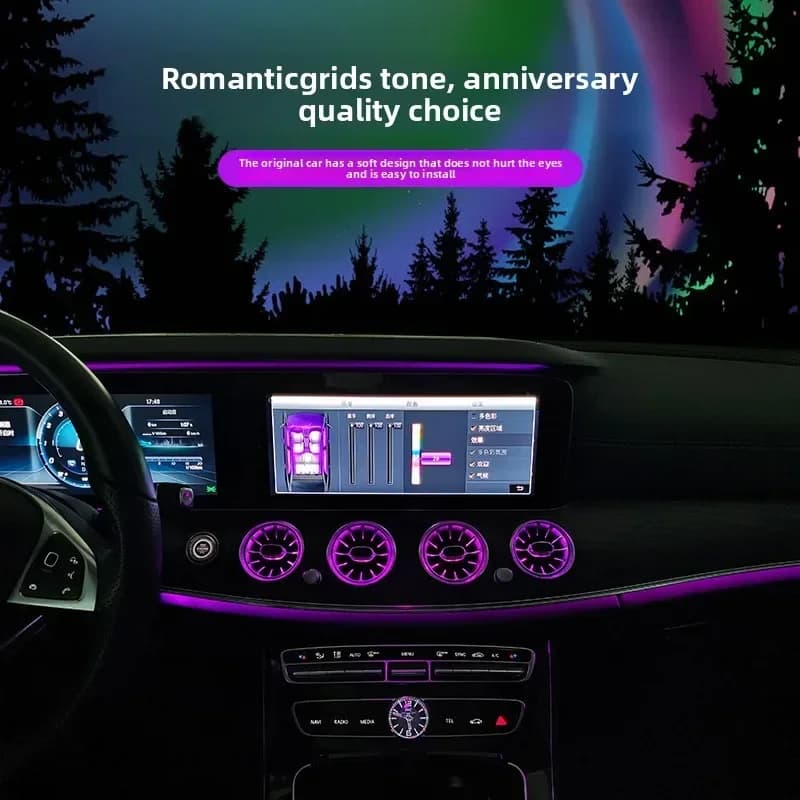 Suitable for Mercedes-Benz E-Class Voice of Berlin rotating treble 213 luminous speaker audio cover