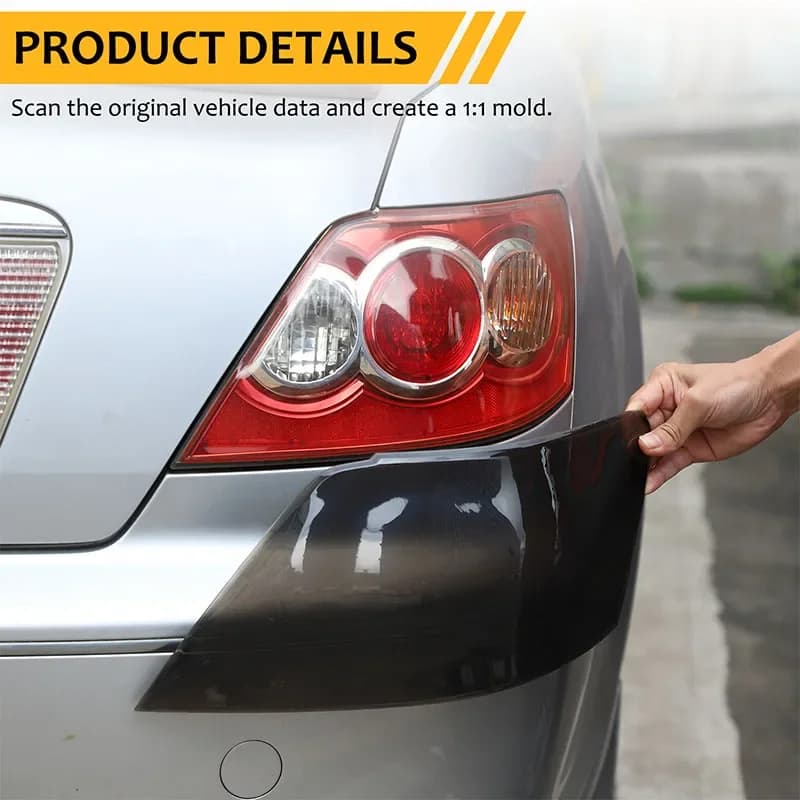For Toyota Reiz Mark X 05-09 ABS Blackened Car Rear Tail Light Lamp Shade Brake Indicator Light  Tail Lamp Cover Car Accessories