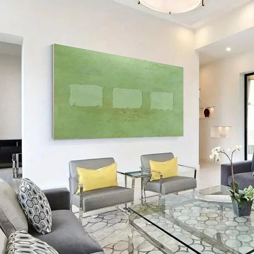 Large Abstract Oil Painting on Canvas - 100% Hand Painted Modern Mural Wall Art for Living Room Home Decor Big Size Picture