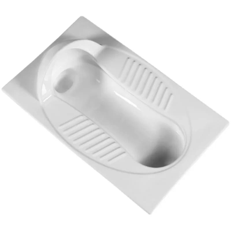 Bathroom, curved, deodorant, splash-proof, enlarged, squatting toilet, squatting pit type