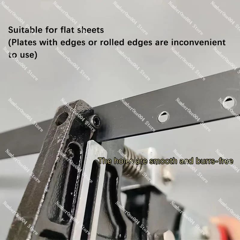 Stainless Steel Luminous Letter Billboard Punching Pliers Heavy Duty Metal Iron Aluminum Edge Smooth Burrless Round Hole Opener