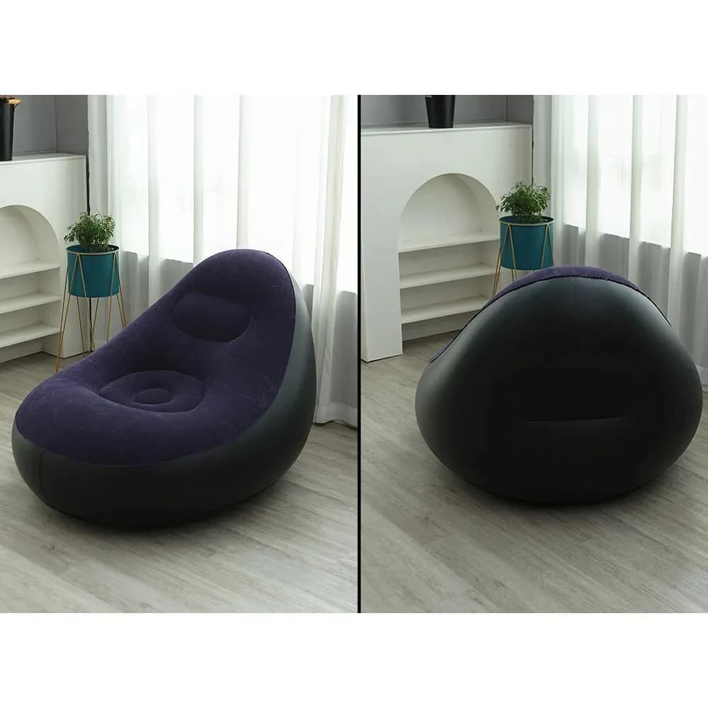 Sofa inflatable toy flocking inflatable sofa recliner outdoor sofa office lunch break back recliner
