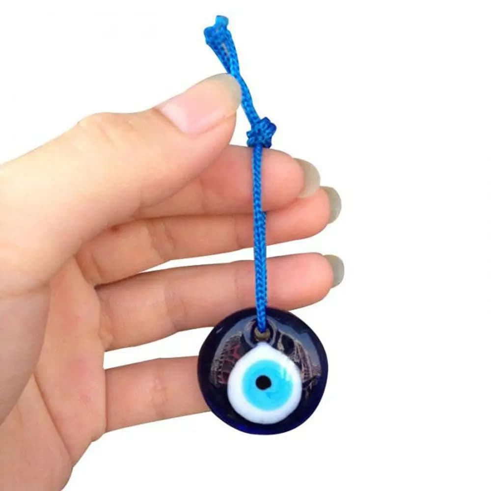 Lampwork Kabbalah Trendy Office Auto Accessories Blue Glass Home Turkish Interior Decor Auto Decor Car Pendant Amulet