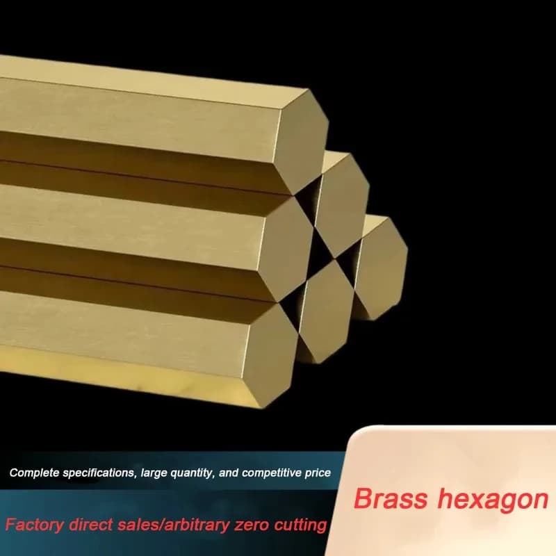 H59 H62 Brass Hex Bar Copper Hexagonal Rod 6 Sides 3mm 4mm 5mm 6mm 7mm 8mm 9mm 10mm 12mm