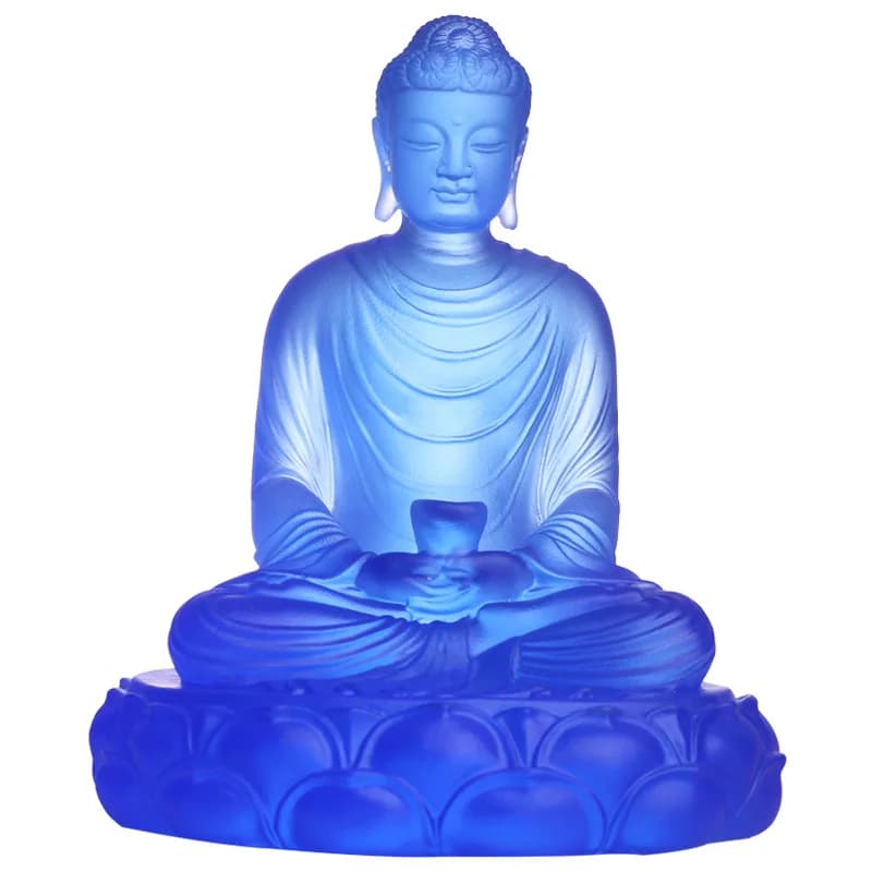 CX Buddha Statue Ornament Buddhist Hall Living Room Temple Sakyamuni Amitabha