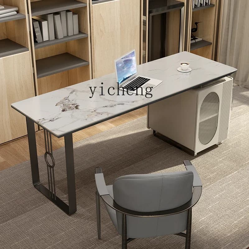 B1 light luxury slab integrated office desk and chair modern simple living room bedroom home study writing desk computer desk