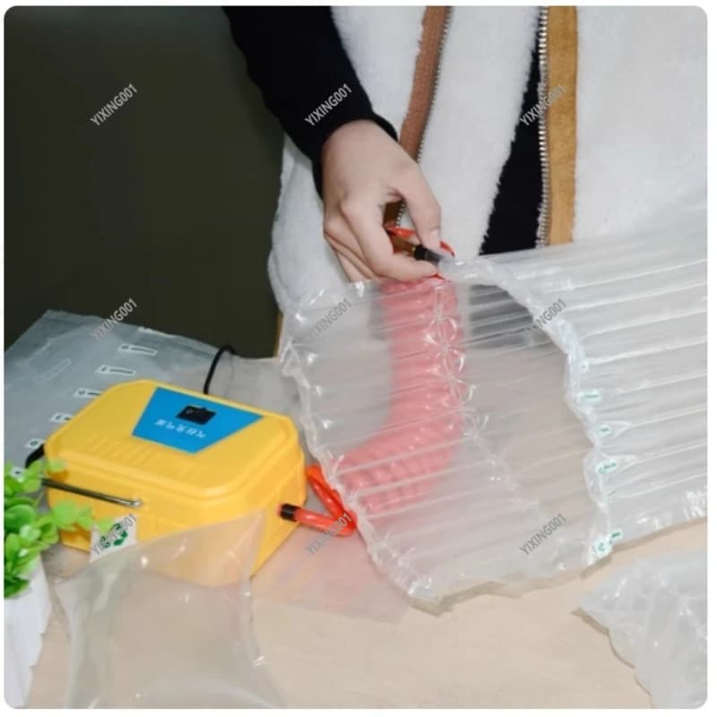 Continuous Working Air Column Bag Electric Inflator 220V, Air Cushion Film Inflation Equipment For Logistics Packaging