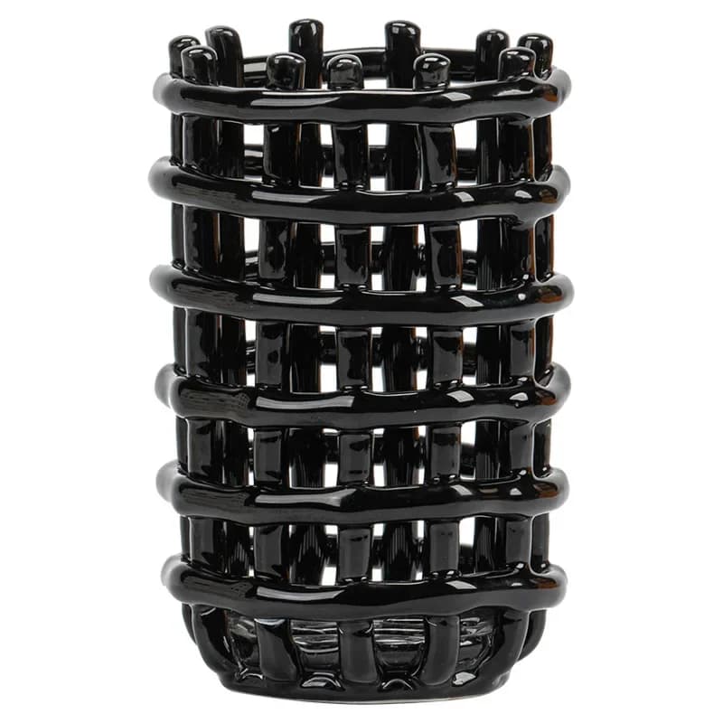 Modern imitation crafts ceramic makeup holder pen holder desktop storage ornament home soft decoration jewelry