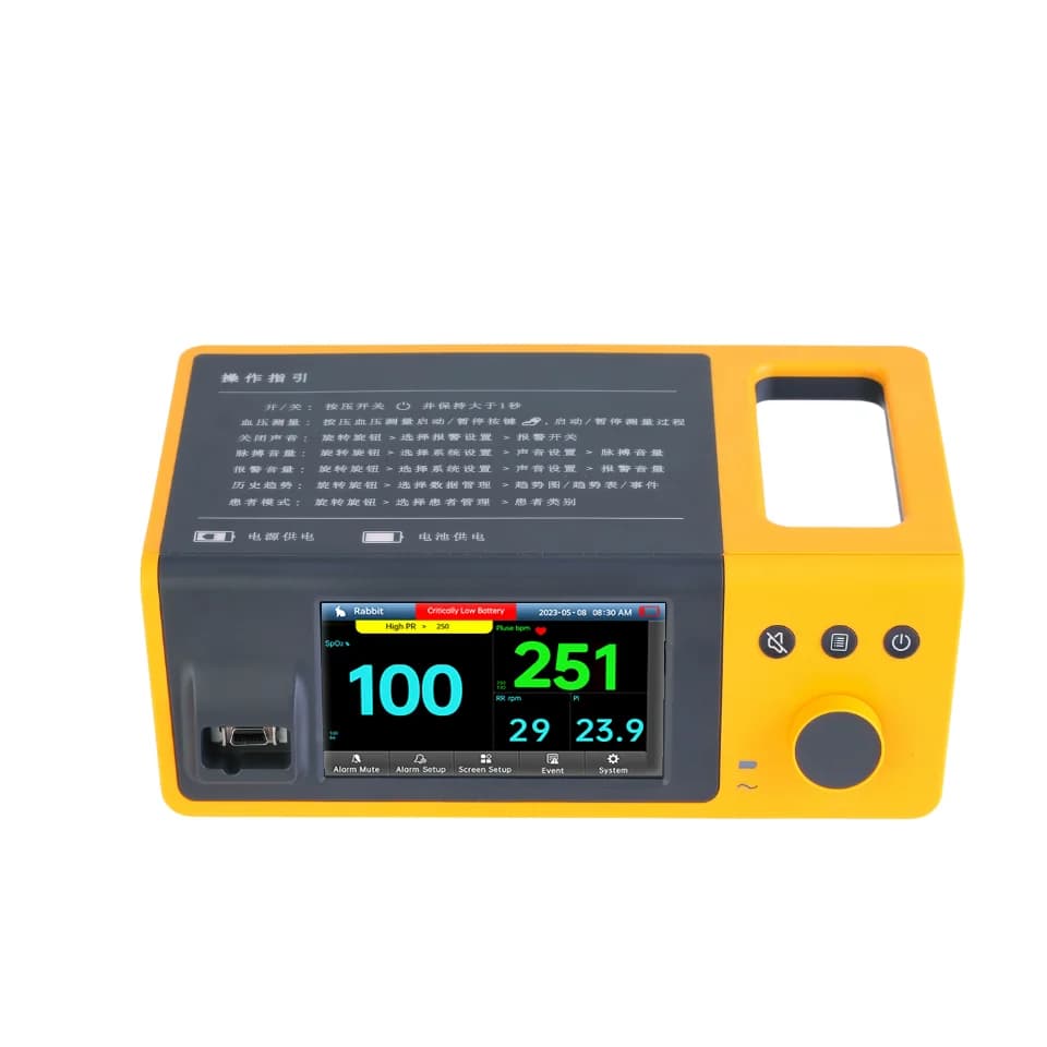 Factory Price Vet Handheld Pulse Oximeter Spo2 Pr Animals Oximeter With for Hospital
