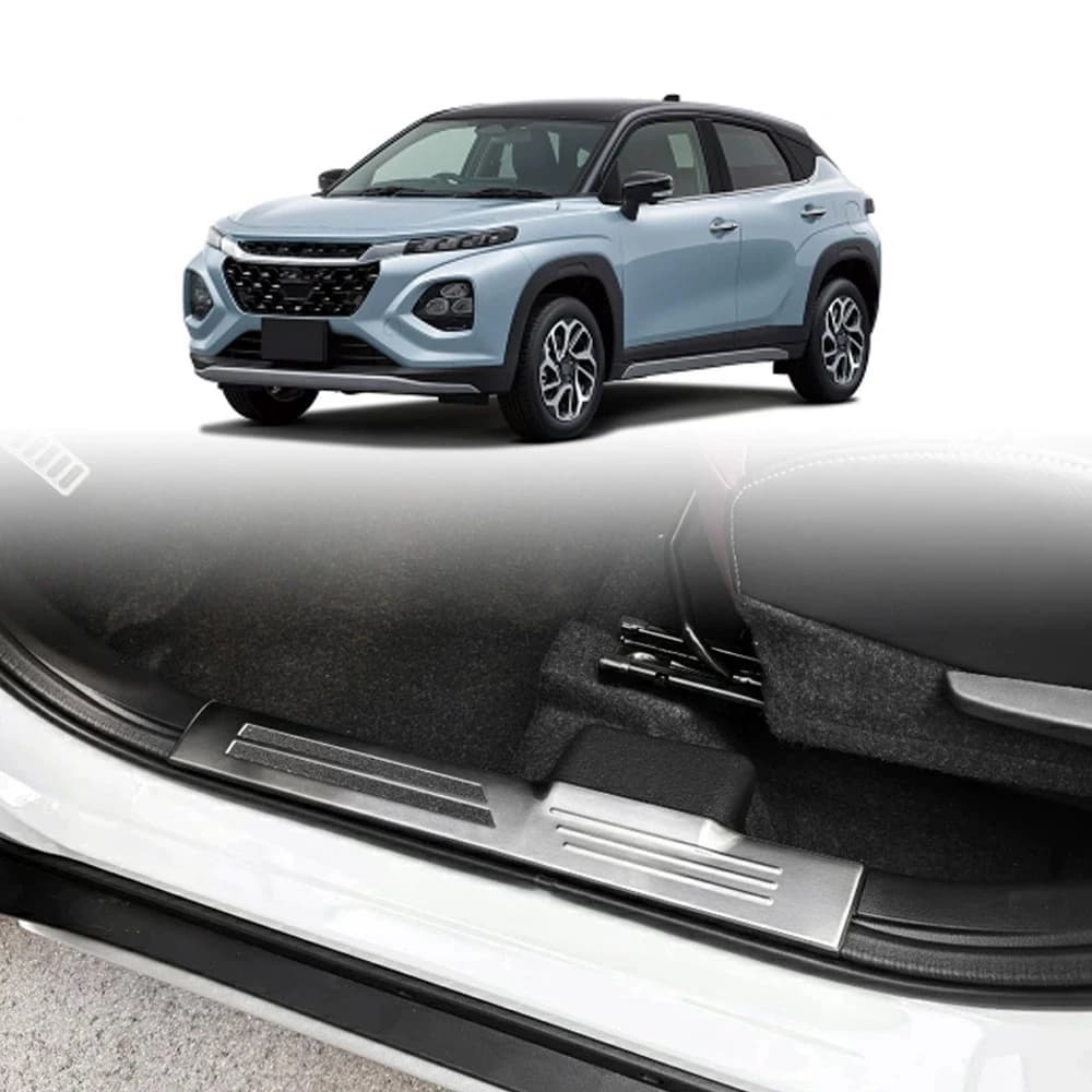Auto Threshold Protection For Suzuki Fronx 2025 Car Door Sill Scuff Plate Pedal Trim Accessories Styling External Stickers