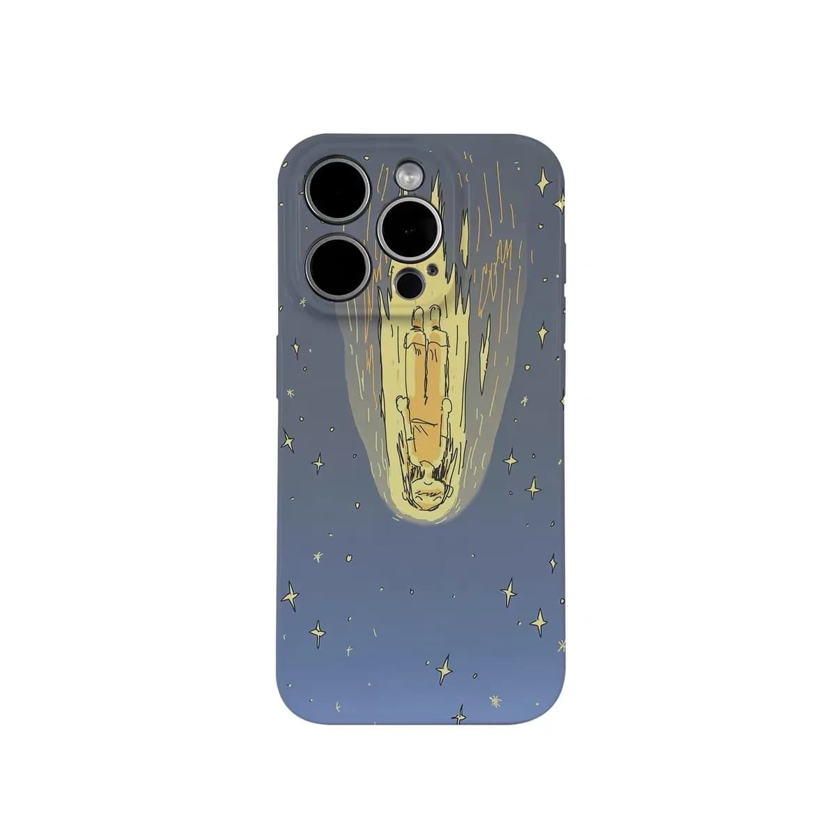 Transforming Into A Meteor and Falling Girl Phone Case for IPHONE 17 Air 16E 15 PROMAX 14 Plus 13 12 MINI 11 Acrylic Phone Cover