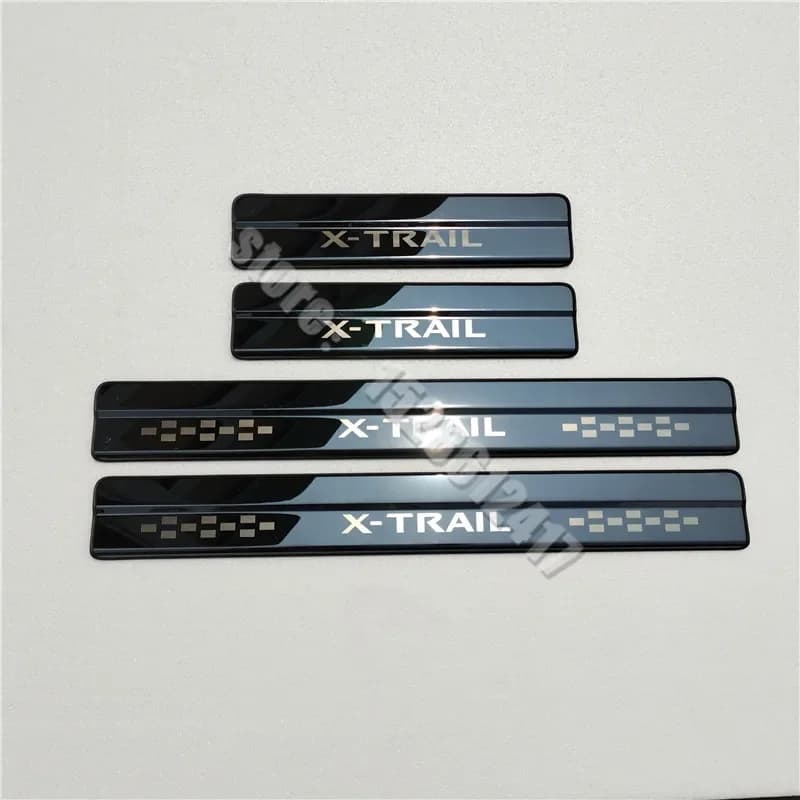 Car Styling Accessories Stainless Steel Door Sill Scuff Plate for Nissan X-Trail X Trail XTrail T32 2014-2021 Welcome Pedal Trim