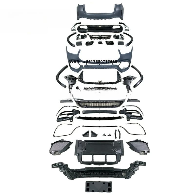 New Arrival GLE Car Bumper Front Lip Rear Diffuser Body Kit for BENZ W167 GLE63 Bodykit
